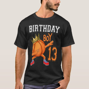 Camiseta Niño de 13 años decimotercer cumpleaños de básquet