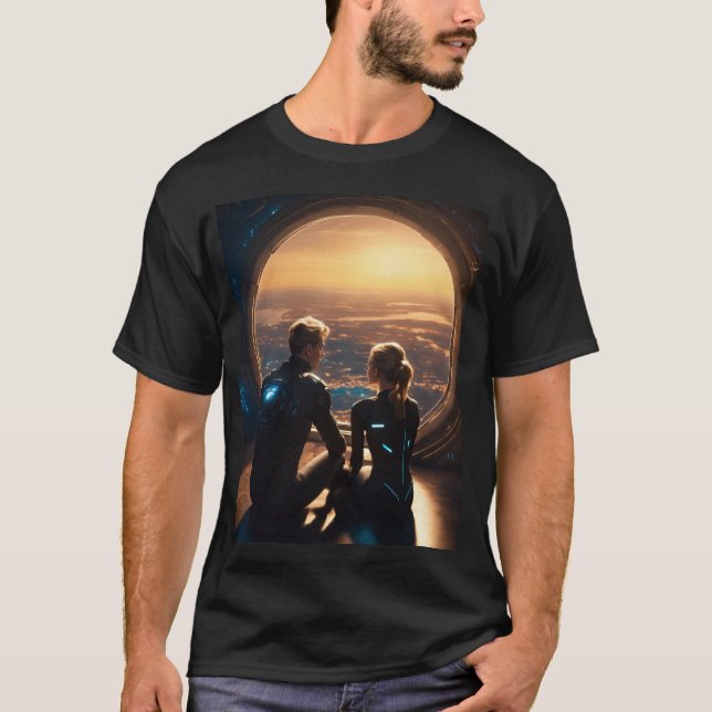 Camiseta Niño de 18 años y chica rubio de 18 años (Anverso)
