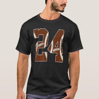Camiseta Niño de 24 años, novio de fútbol, Chica de 24 años