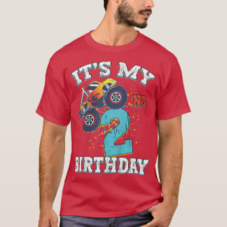 Camiseta Niño de 2 años Chica es mi segundo cumpleaños