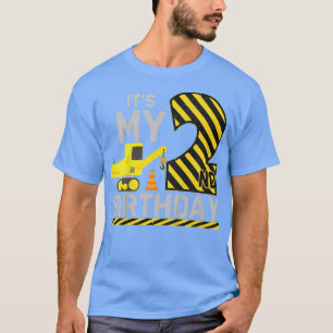 Camiseta Niño de 2 años es mi construcción de segundo cumpl