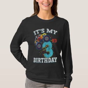 Camiseta Niño de 3 años Chica es mi tercer cumpleaños