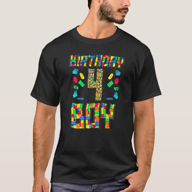 Camiseta Niño de 4 años de edad con juegos de rompecabezas  (Anverso)