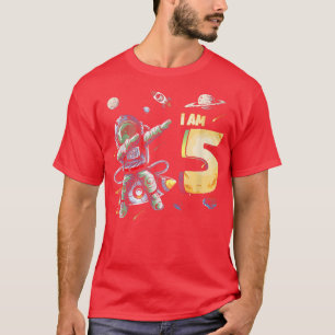 Camiseta Niño de 5 años astronauta astronauta de 5 años de 