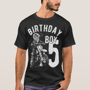 Camiseta Niño de 5 años - Niño de cumpleaños - Bicicleta su