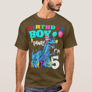 Camiseta Niño de 5 años regalo de quinto cumpleaños niño de
