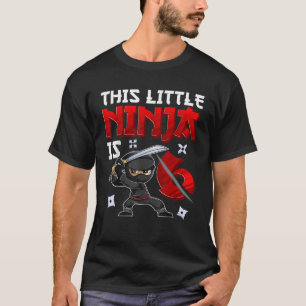 Camiseta Niño De 6 Años Cumpleaños Tee Este Pequeño Ninja E