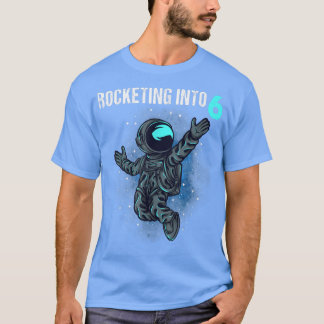 Camiseta Niño de 6 años de edad regalo a astronauta 6º naci