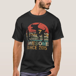 Camiseta Niño De 7 Años Increíble Desde 2015, Séptimo Nacim