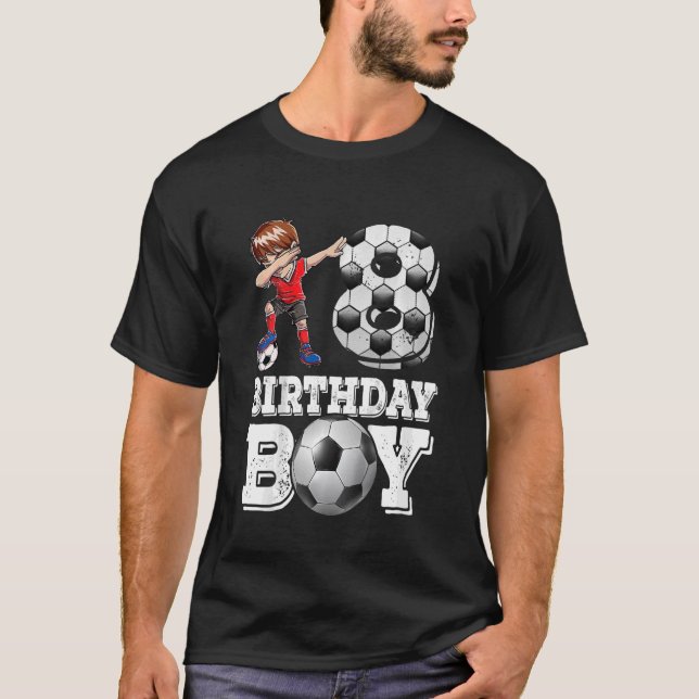 Camiseta Niño de 8 años Dabbing boy Soccer Player 8bir (Anverso)