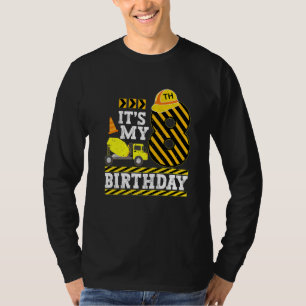 Camiseta Niño de 8 años es mi construcción de octavo cumple