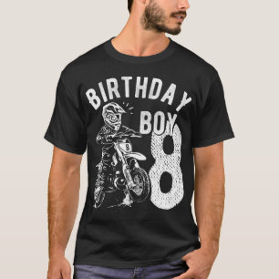 Camiseta Niño de 8 años - Niño de cumpleaños - Bicicleta su