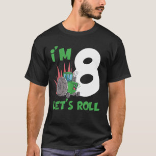 Camiseta Niño de 8 años Tractores Viejo 8 Años