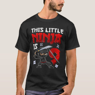 Camiseta Niño De 9 Años Cumpleaños Tee Este Pequeño Ninja E