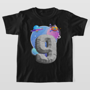 Camiseta Niño de 9 años de edad regalo a astronauta 9º cump