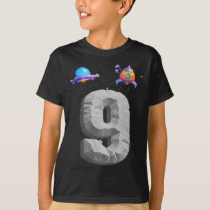 Camiseta Niño de 9 años Noveno Astronauta de regalo de cump