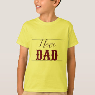 Camiseta Niño de amarillo rojo oscuro