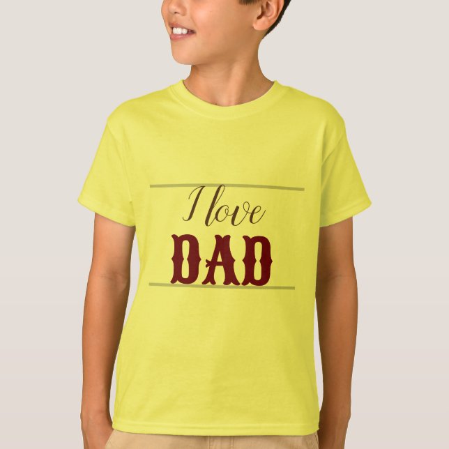 Camiseta Niño de amarillo rojo oscuro (Anverso)