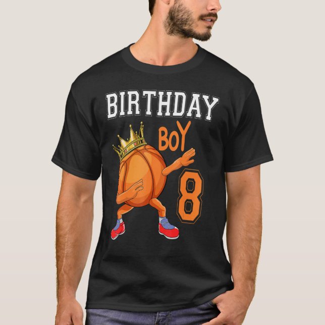 Camiseta Niño de baloncesto de 8 años de edad (Anverso)
