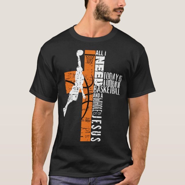 Camiseta Niño de Baloncesto De Edad Niño Todo Lo Que Necesi (Anverso)