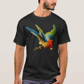 Camiseta niño de color pájaro