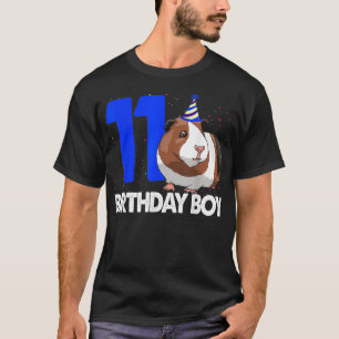 Camiseta Niño de cumpleaños 11 mujeres graciosa Cavy Mascot