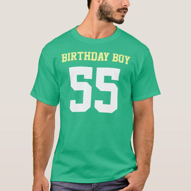 Camiseta Niño de cumpleaños 55 (Anverso)
