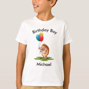 Camiseta Niño de cumpleaños de Hedgehog