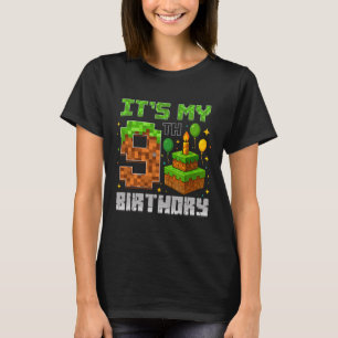 Camiseta Niño de cumpleaños es mi niño de 9 años