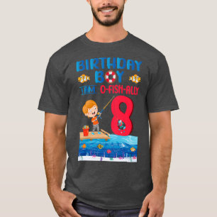 Camiseta Niño de cumpleaños soy de ishAlly 8 años de edad o