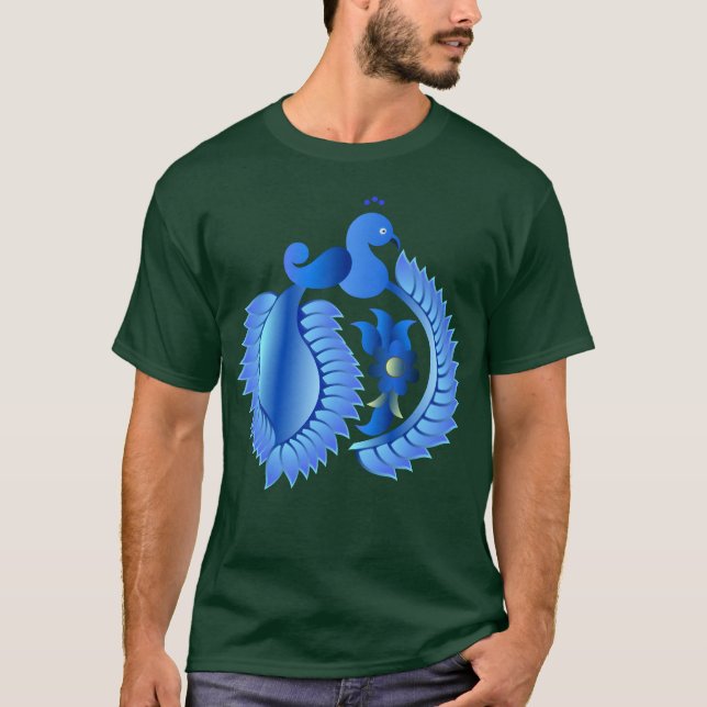 Camiseta Niño de diseño de pájaros de estilo clásico (Anverso)
