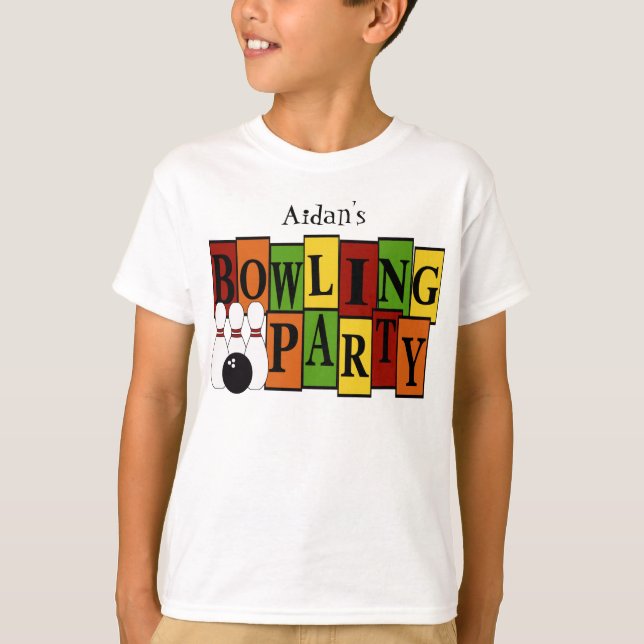 Camiseta Niño de encargo de la fiesta de cumpleaños de los (Anverso)