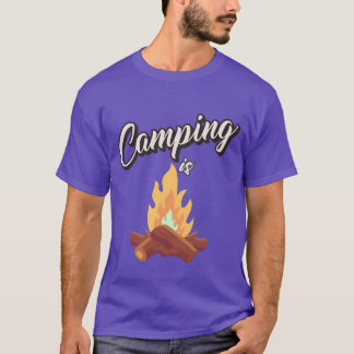 Camiseta Niño de fogata de camping