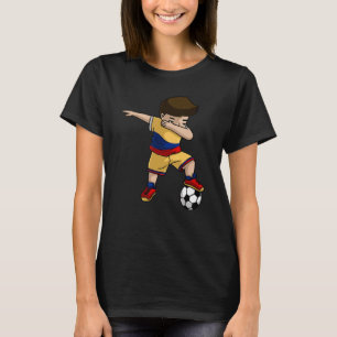 Camiseta Niño de fútbol haciendo dabing Niños colombianos