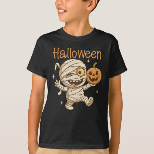 Camiseta Niño de Halloween, dulce momia