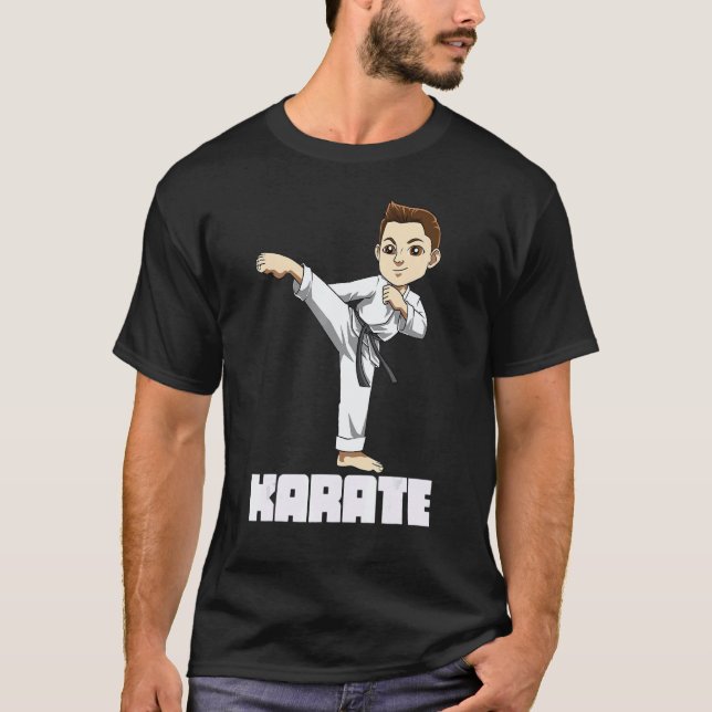 Camiseta Niño de Karate Adorable 1 (Anverso)