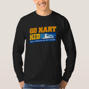 Camiseta Niño De Karting Niños Niños Corriendo Kart