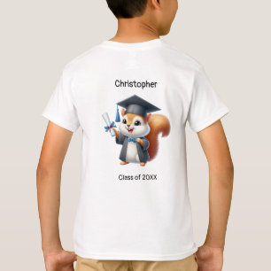 Camiseta Niño de kindergarten nombre de beca ardilla