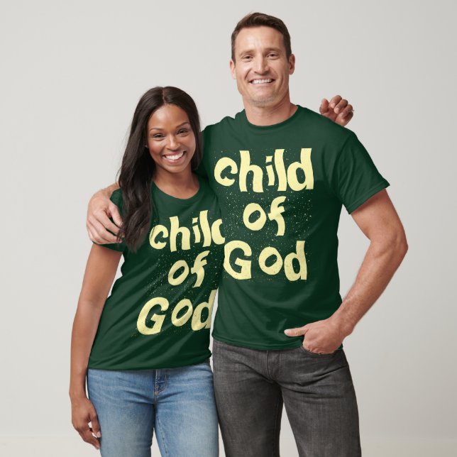 Camiseta Niño de la Biblia de Dios Cita Verde (Unisexo)