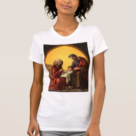 Camiseta Niño de la familia santa Jesús María y José Tee de