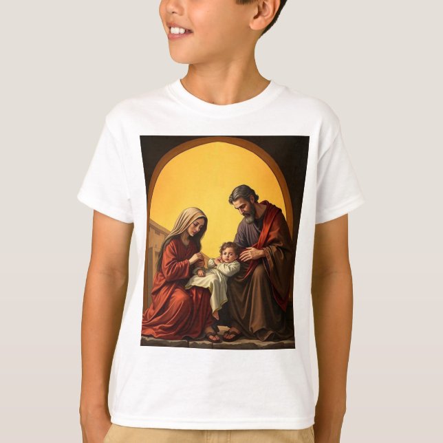 Camiseta Niño de la familia Santa Jesús María y Tee de Jose (Anverso)