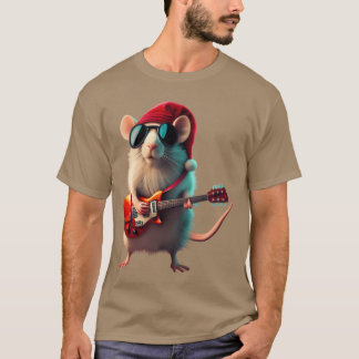 Camiseta Niño de la serie de Navidades del ratón de rock pa