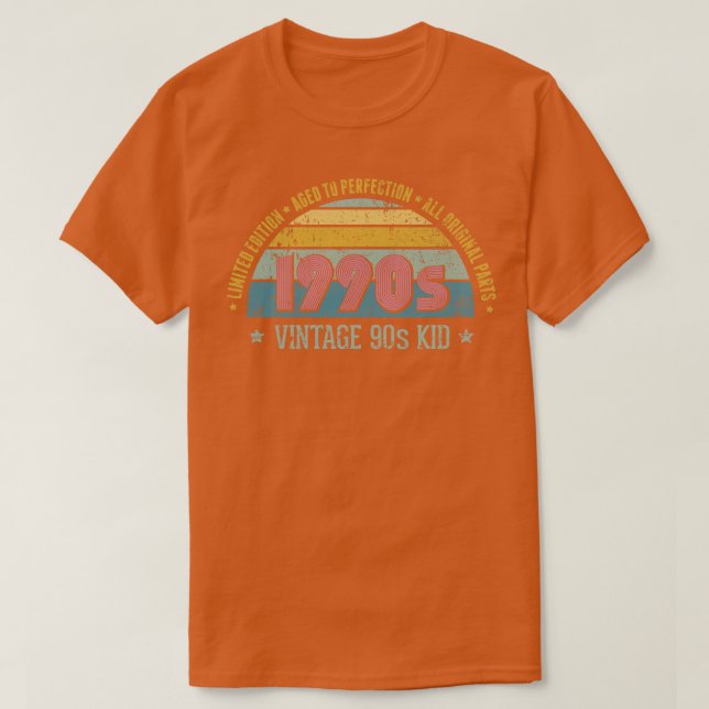 Camiseta Niño de los años 90 (Diseño del anverso)
