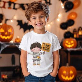 Camiseta Niño de mamá linda truco o trato Halloween niños