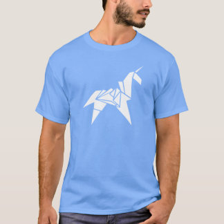 Camiseta Niño de origami de unicornio