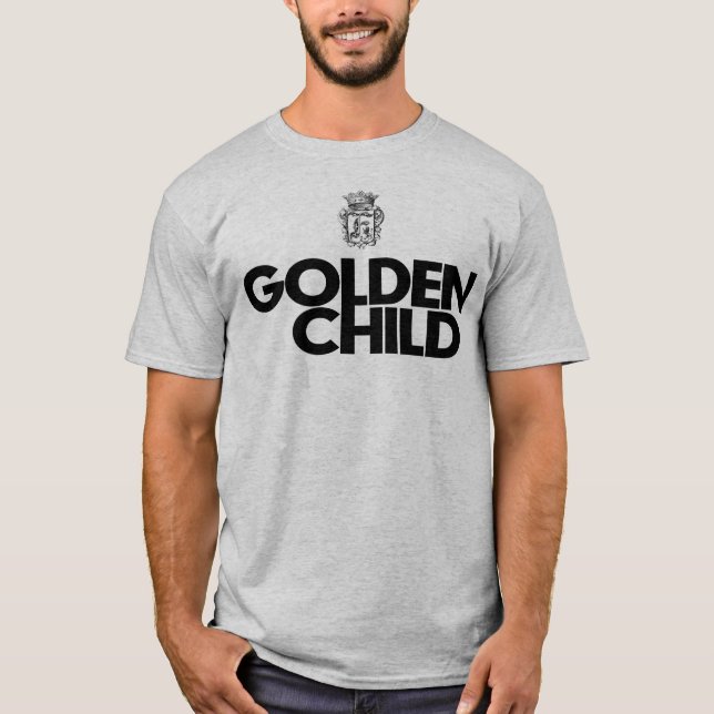 Camiseta Niño de oro (letras negras) (Anverso)
