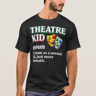 Camiseta Niño de teatro con definición divertida