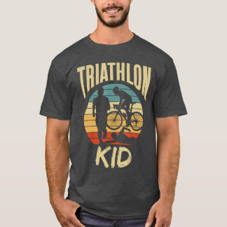 Camiseta Niño de triatlón Amante del deporte riatleta chico