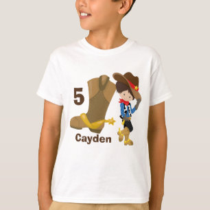 Camiseta Niño de vaca Fiesta de cumpleaños Monograma niñ