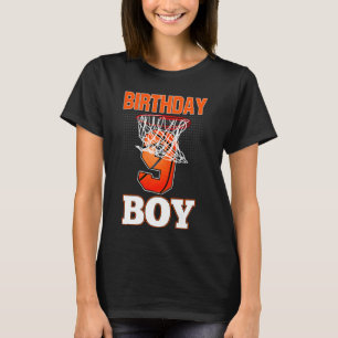Camiseta Niño del 9º cumpleaños del partido de baloncesto d